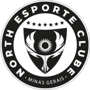 Logotipo North Esporte Clube Preto e Branco