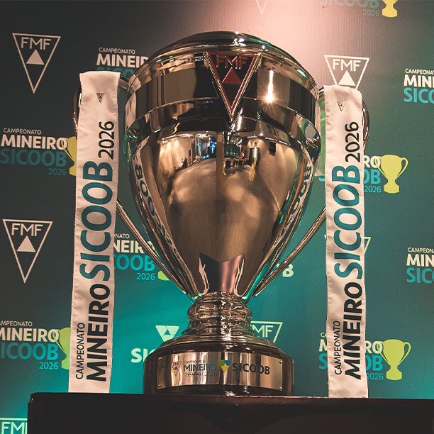 foto da taça do campeonato mineiro sicoob 2026